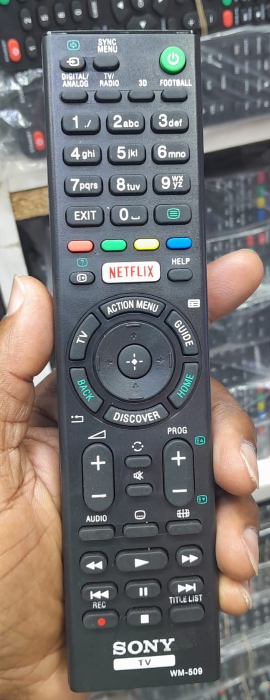 Sony TV remote control 